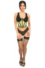 Daisy Corsets Lavish Fishnet Underwire Open Cup Waist Cincher