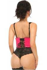 Daisy Corsets Lavish Patent Open Cup Underwire Waist Cincher