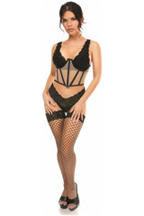 Daisy Corsets Lavish Mesh Open Cup Waist Cincher