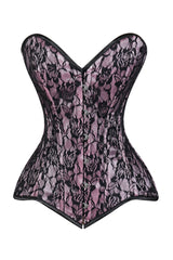 Daisy Corsets Lavish Lace Overbust Corset Sweetheart Neckline Busk Closure