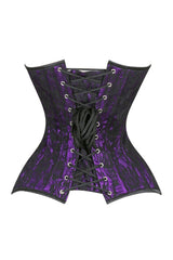 Daisy Corsets Lavish Purple/Black Lace Overbust Corset Sweetheart Neckline Busk Closure