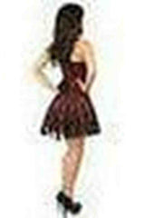 Lavish Red Lace Corset Dress - Daisy Corsets