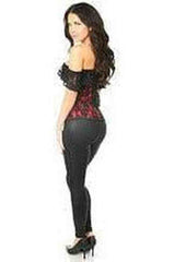 Daisy Corsets Lavish Red Lace Off-The-Shoulder Corset