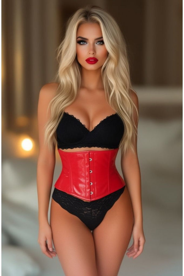 Daisy Corsets Lavish Red Patent Mini Cincher
