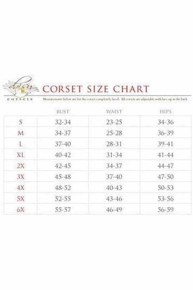 Lavish Red Satin Open Bust Underwire Underbust Corset - Daisy Corsets