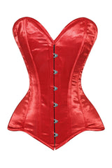 Daisy Corsets Lavish Satin Overbust Corset Sweetheart Neckline Busk Closure