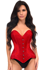 Daisy Corsets Lavish Satin Overbust Corset Sweetheart Neckline Busk Closure