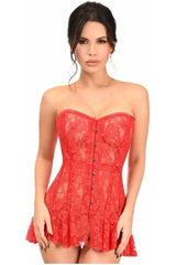 Daisy Corsets Lavish Sheer Lace Corset Dress