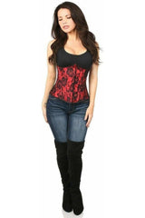 Daisy Corsets Lavish Underbust Corset with Black Lace Overlay