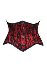 Daisy Corsets Lavish Lace Mini Cincher Underbust Corset Waist Cincher Busk Closure
