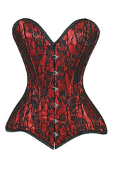 Daisy Corsets Lavish Lace Overbust Corset Sweetheart Neckline Busk Closure