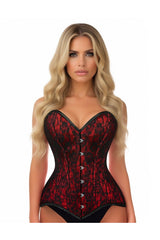 Daisy Corsets Lavish Lace Overbust Corset Sweetheart Neckline Busk Closure