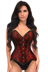 Daisy Corsets Lavish Lace Overbust Corset Sweetheart Neckline Busk Closure