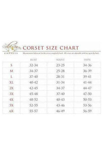Lavish Sheer Lavender Lace & Faux Leather Open Cup Waist Cincher - Daisy Corsets