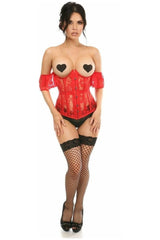 Daisy Corsets Lavish Sheer Lace Underbust Underwire Corset w/Ruffle Sleeve