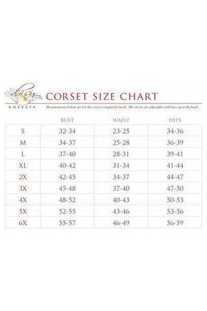 Lavish Teal/Blue Holo Short Bustier - Daisy Corsets
