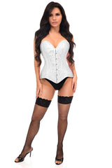 Daisy Corsets Lavish Lace Overbust Corset Sweetheart Neckline Busk Closure