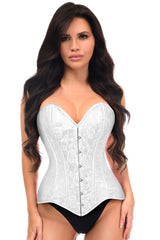 Daisy Corsets Lavish Lace Overbust Corset Sweetheart Neckline Busk Closure