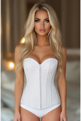 Daisy Corsets Lavish White Lace Overbust Corset w/Zipper