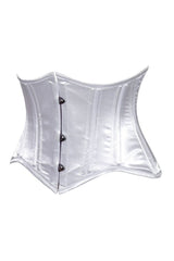 Daisy Corsets Lavish Satin Mini Cincher Underbust Corset Waist Cincher Busk Closure