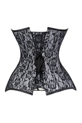 Daisy Corsets Lavish Lace Overbust Corset Sweetheart Neckline Busk Closure