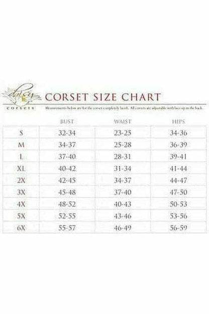 Lavish Wine Brocade Corset - Daisy Corsets