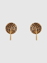 Leopard & Gold Chain Round Tassel Pasties