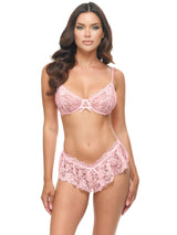 Leyla Pretty Lace Underwire Bra Set