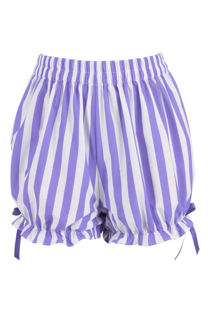 Light Purple/White Striped Bloomers - Daisy Corsets