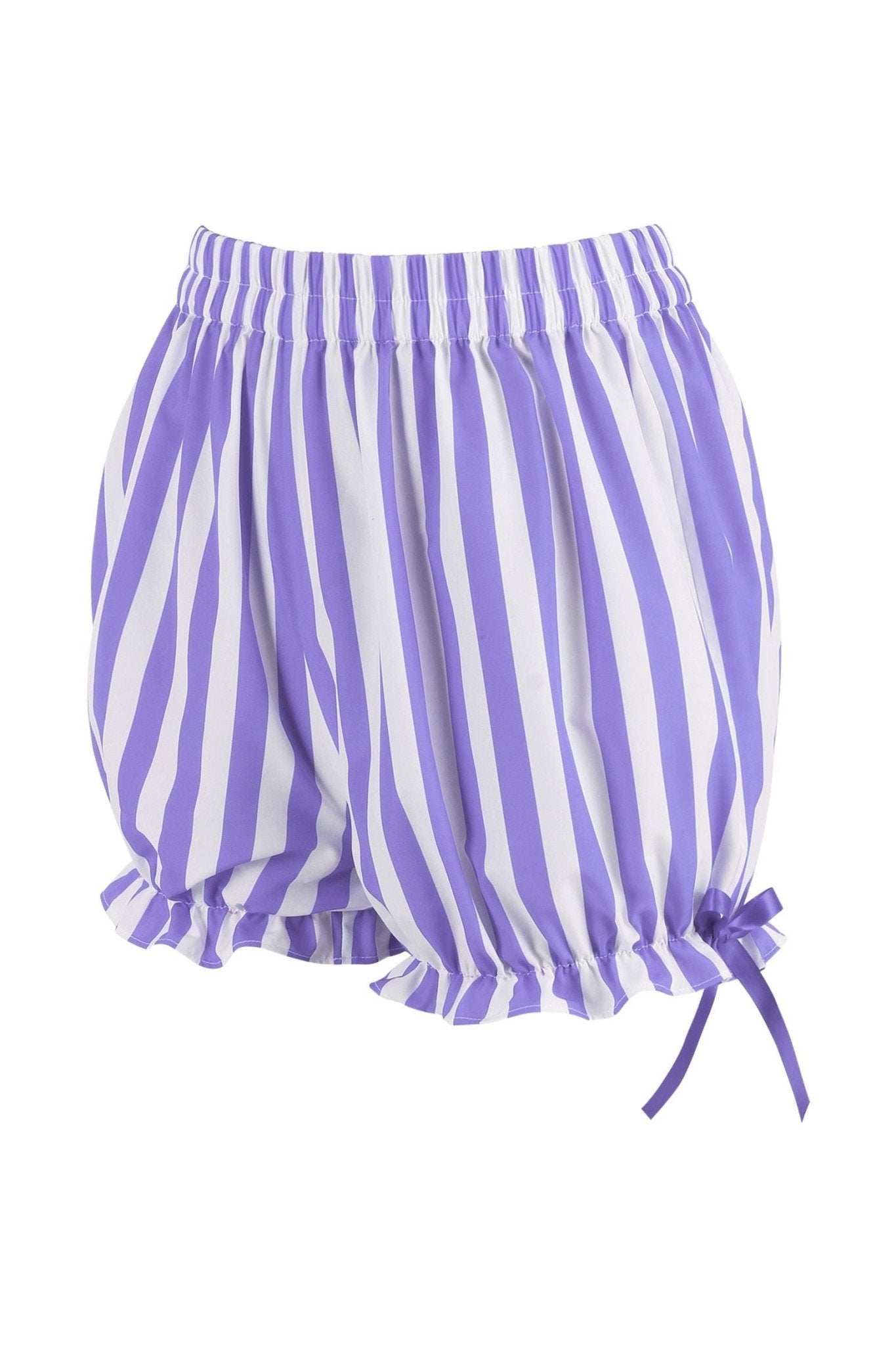 Light Purple/White Striped Bloomers - Daisy Corsets
