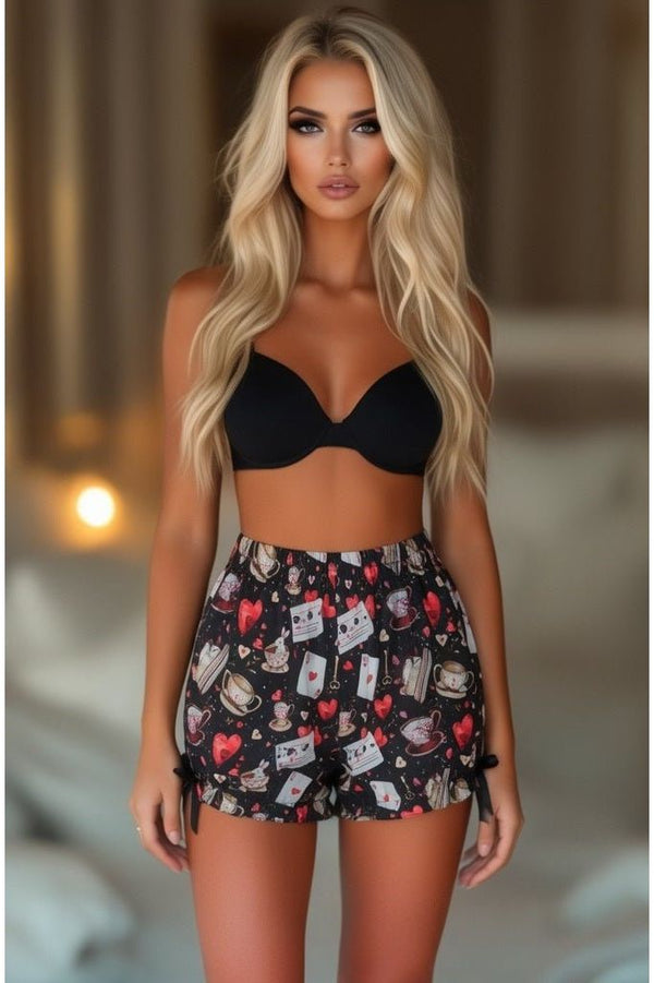 Daisy Corsets LIMITED EDITION Fairytale Print Bloomers Black