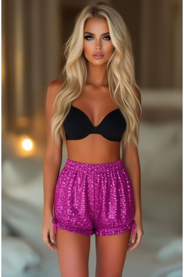 Daisy Corsets LIMITED EDITION Fuchsia Sequin Bloomers