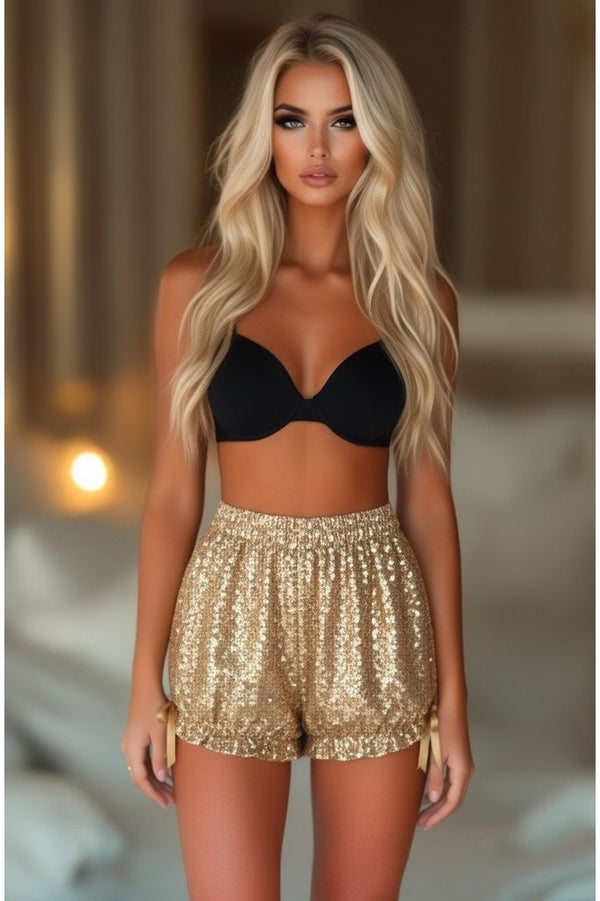 Daisy Corsets LIMITED EDITION Gold Sequin Bloomers