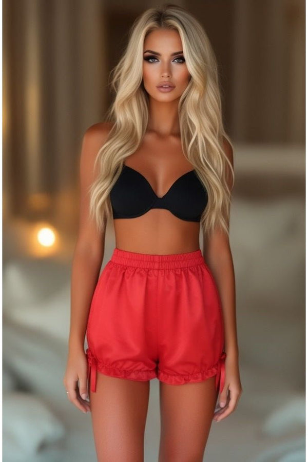 Daisy Corsets LIMITED EDITION Red Satin Bloomers