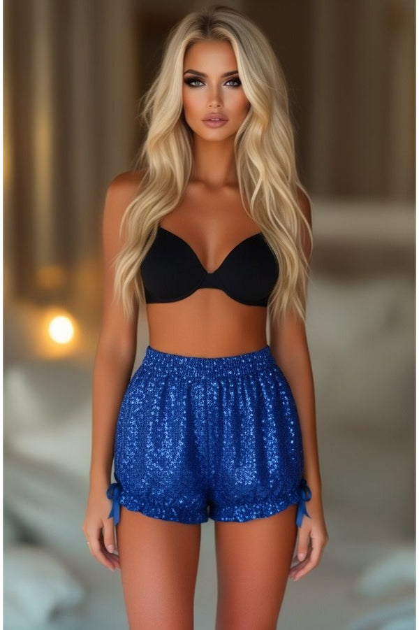 Daisy Corsets LIMITED EDITION Royal Blue Sequin Bloomers