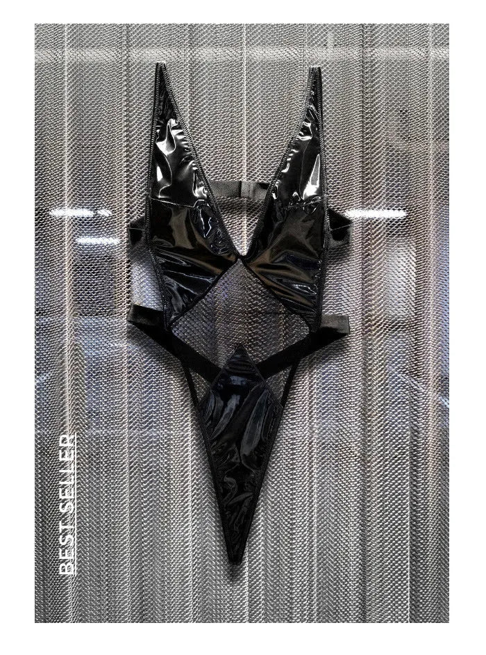 Oh la la Cheri Limitless Teddy Vinyl Black