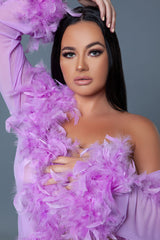 BeWicked Lux Robe Lavender