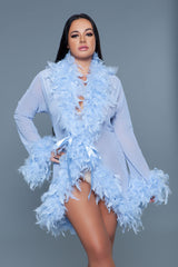 BeWicked Lux Robe Periwinkle