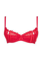 Magenta Quarter Cup Shelf Bra
