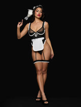 House of Desire Maid Teddy, Apron, Headpiece & Duster Costume