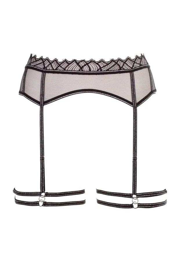 Bracli Manhattan Luxe Sheer Harness Garter Belt