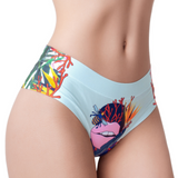 Mememe Botanic Panic Lips Printed Thong