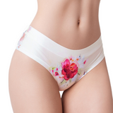 Mememe Flower Power Rose Printed Thong