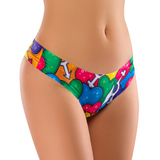 Mememe Pride Hearts Printed Thong