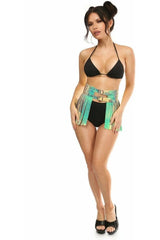 Daisy Corsets Mint Green Holo Fringe Skirt