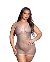 Roma Confidential Mirage Rhinestone Fishnet Chemise