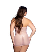 Roma Confidential Mirage Rhinestone Fishnet Chemise