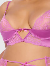 House of Desire Natasha Bra, Skirted Garter & G-String Set