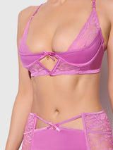 House of Desire Natasha Bra, Skirted Garter & G-String Set