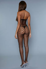 BeWicked Night Reflection Bodystocking Knitted Black